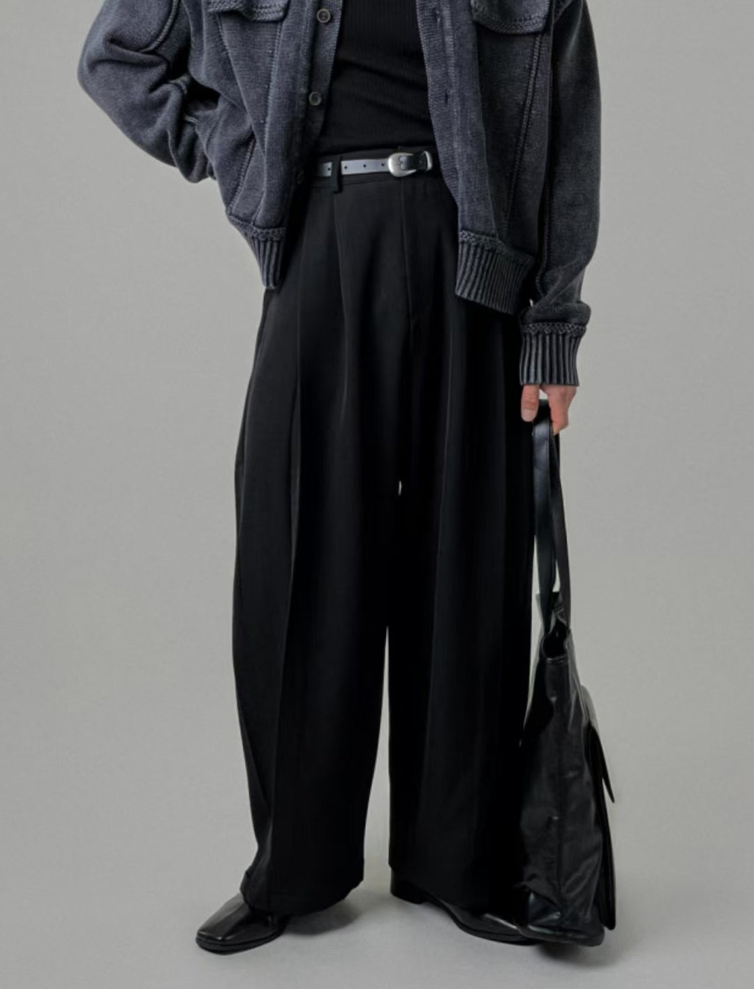 垂墜感西裝長褲