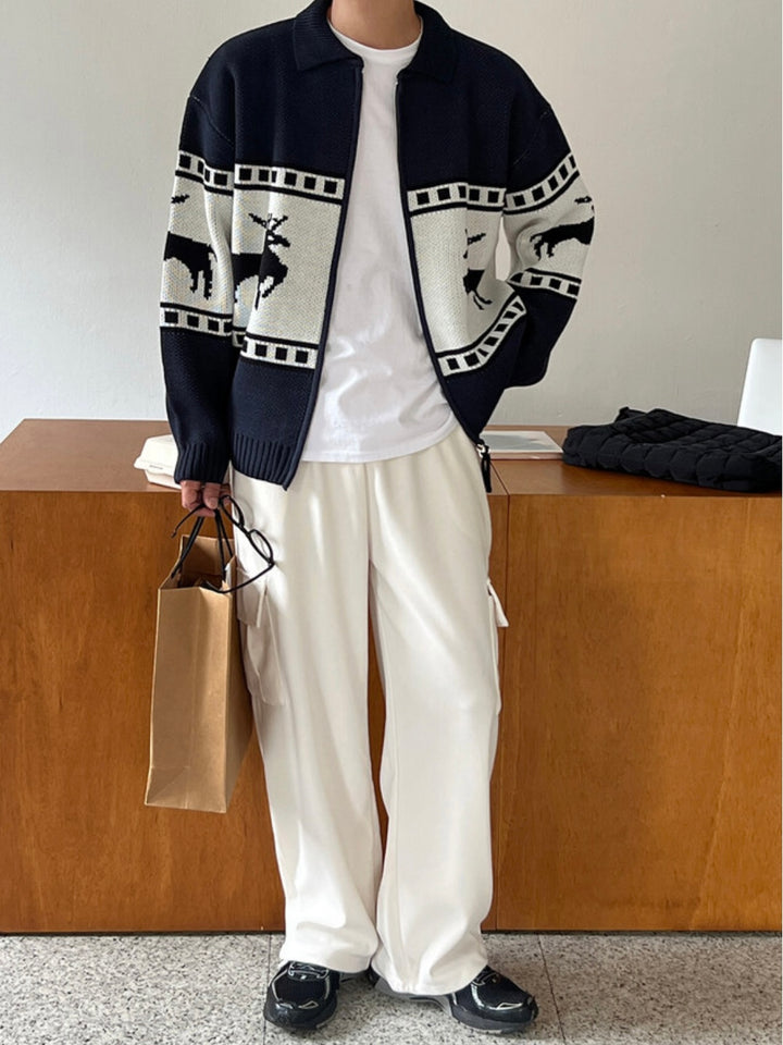 冬日感柔軟針織外套