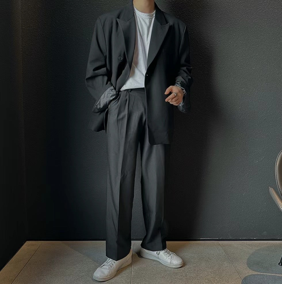 韓系西裝 - 長褲(3色)