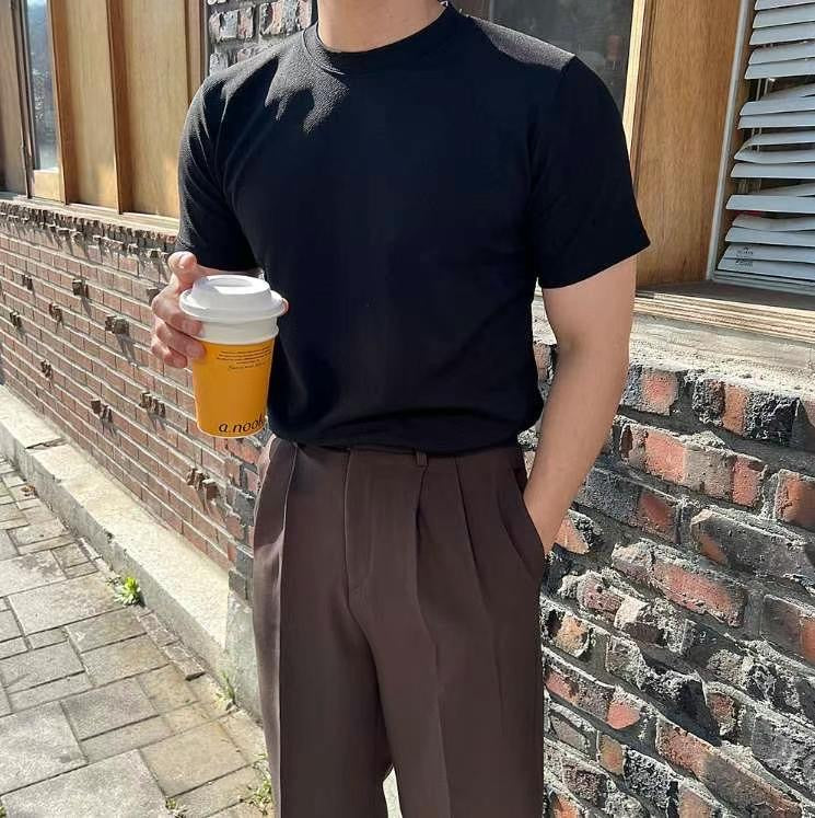 輕透短袖上衣 - 薄荷綠