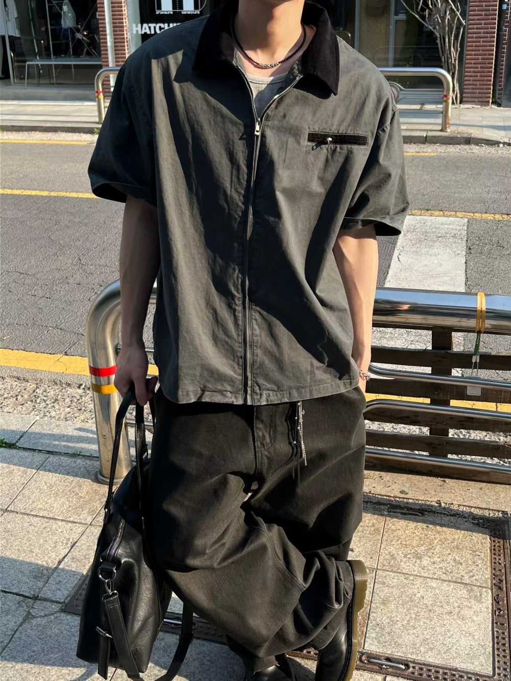 韓系短袖外套 韓國男裝