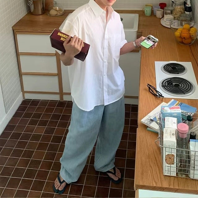 韓系質感襯衫-韓國男裝