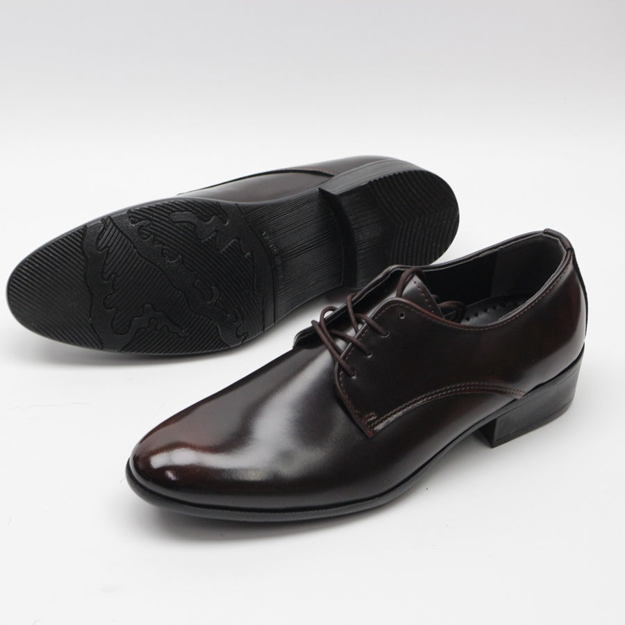 韓國製皮革德比鞋