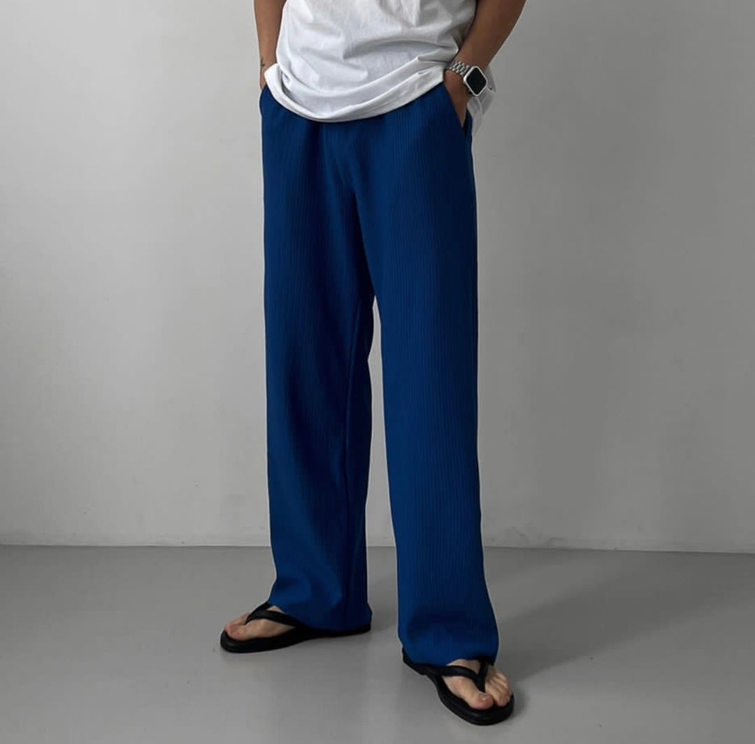 落地親膚長褲 - 韓國男裝