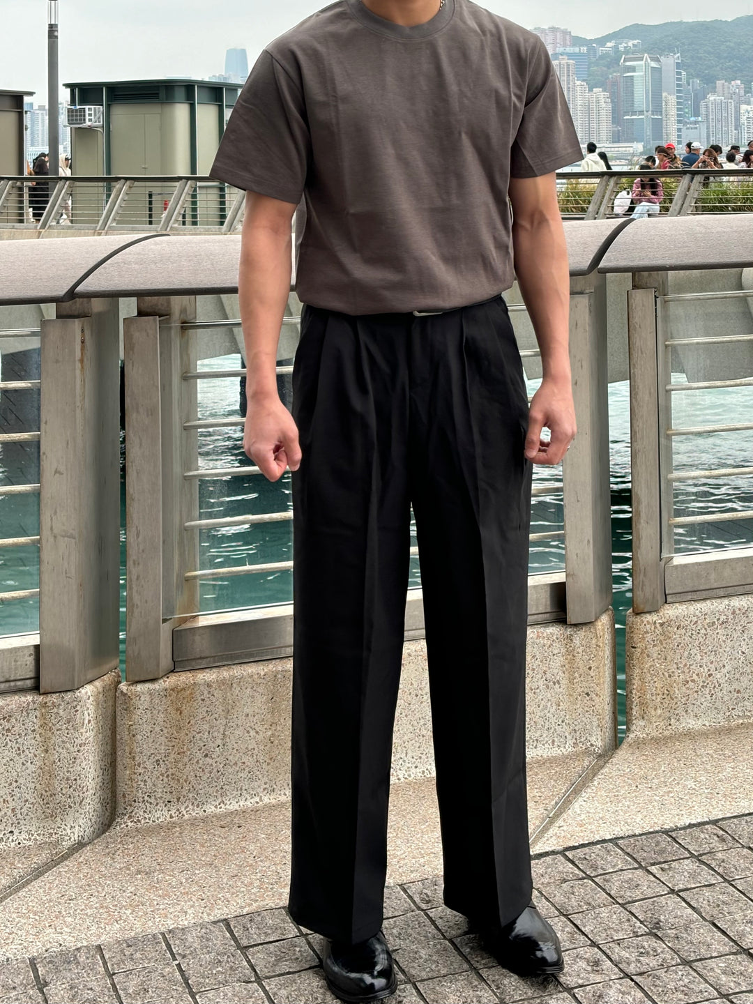 落地西裝長褲 韓國男裝