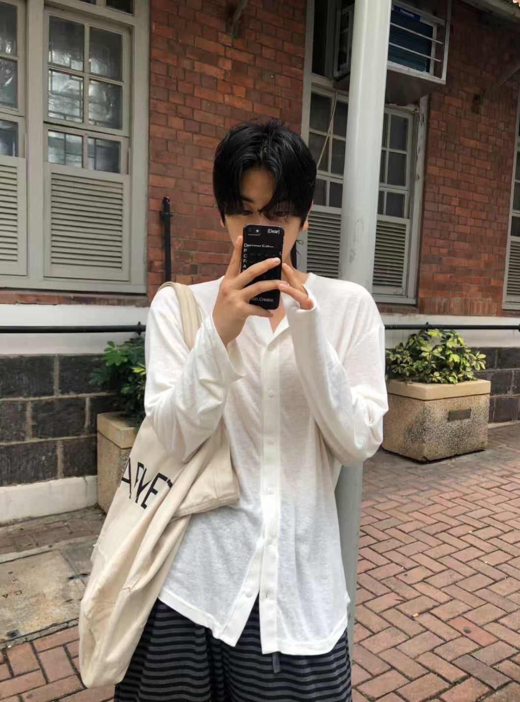 薄身襯搭長袖上衣