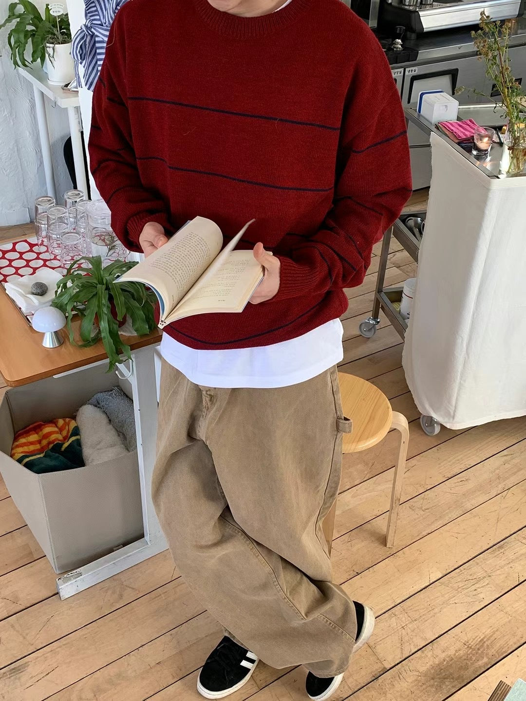 間紋親膚毛衣 香港男裝