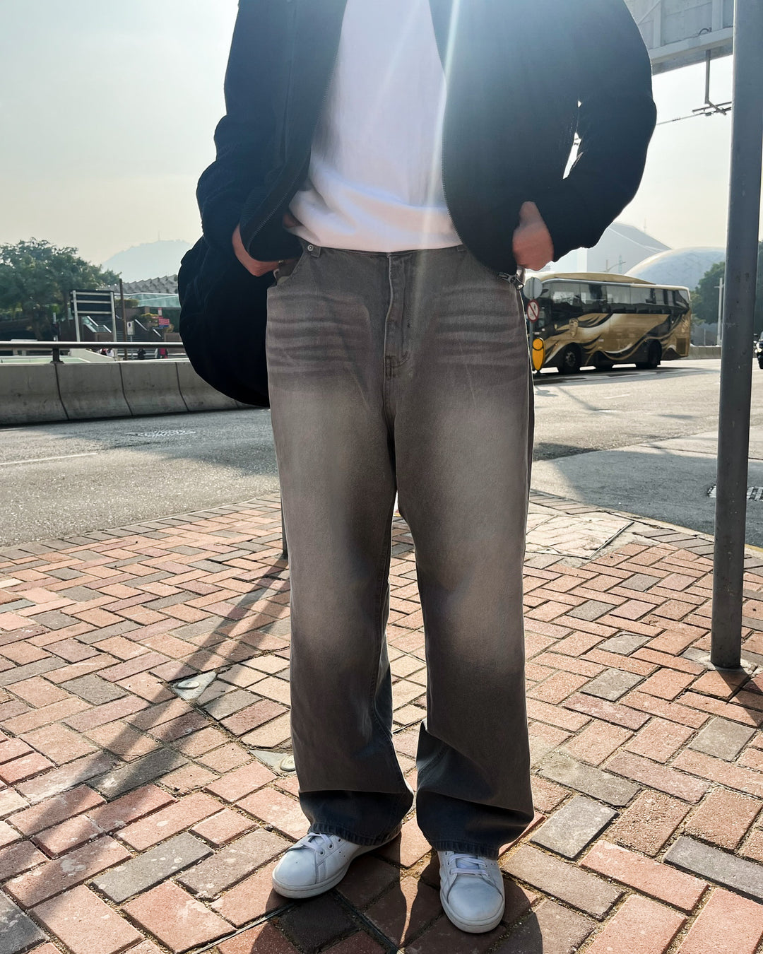 基本款黑色外套