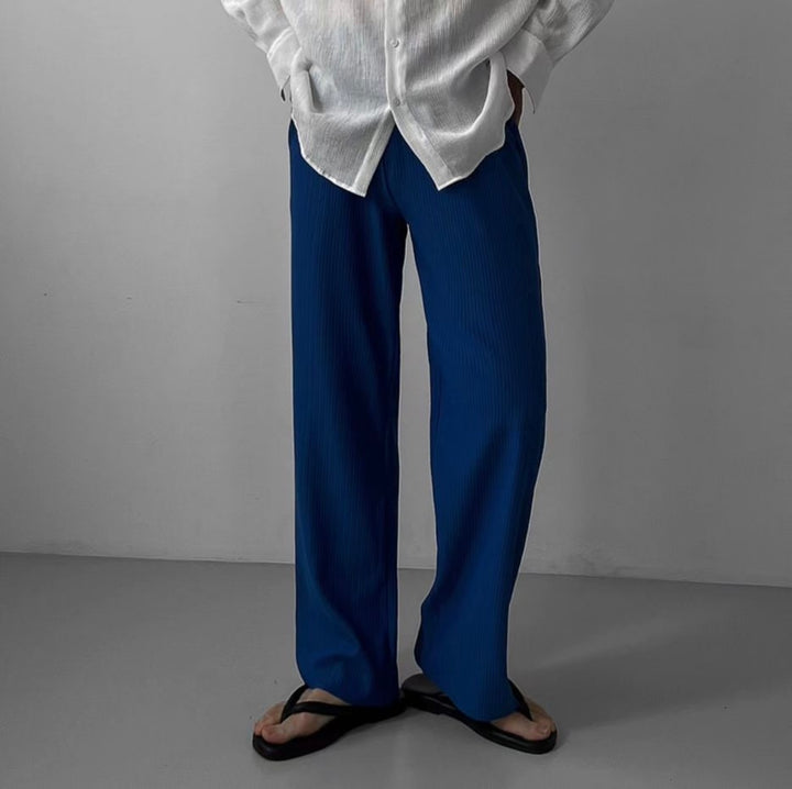 落地親膚長褲 - 韓國男裝