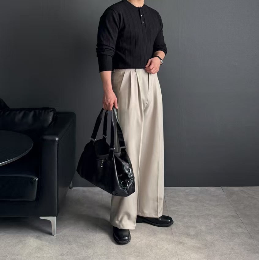 落地西裝長褲