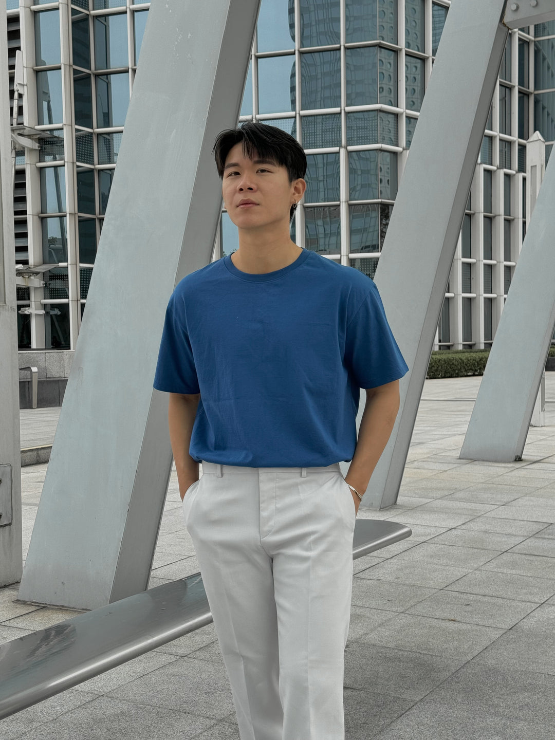 純色襯搭上衣 (15色) - 韓國男裝