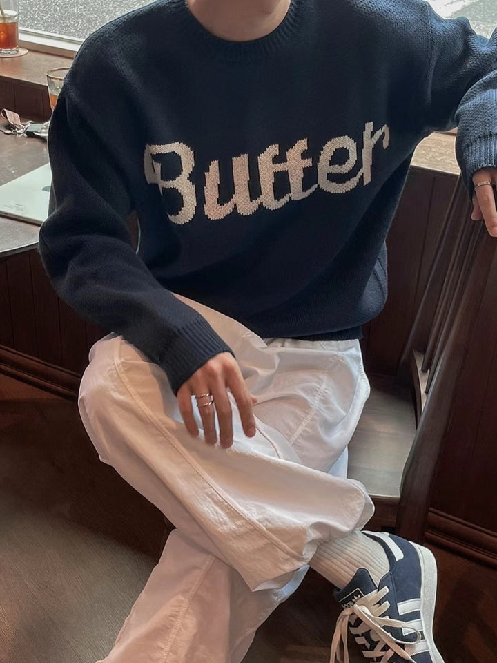 Butter圓領針織上衣