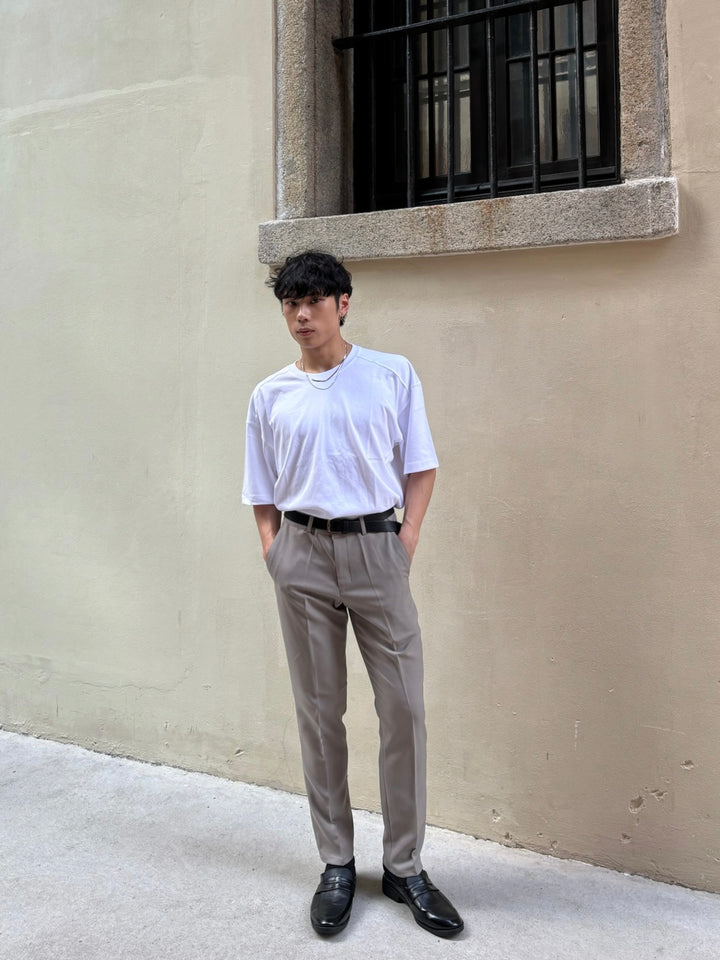 基本直腳長褲 香港男裝