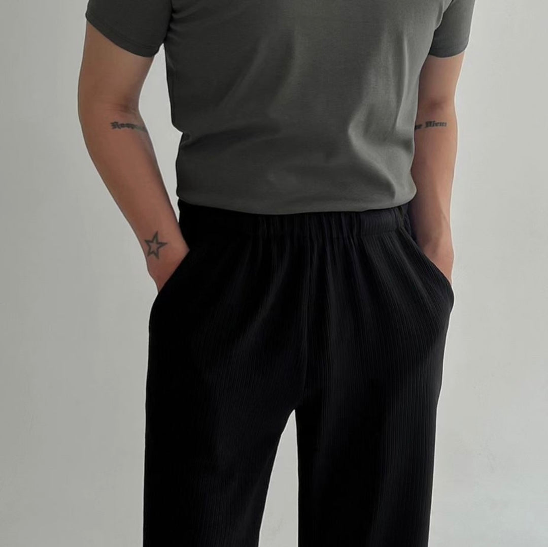 落地親膚長褲 - 韓國男裝