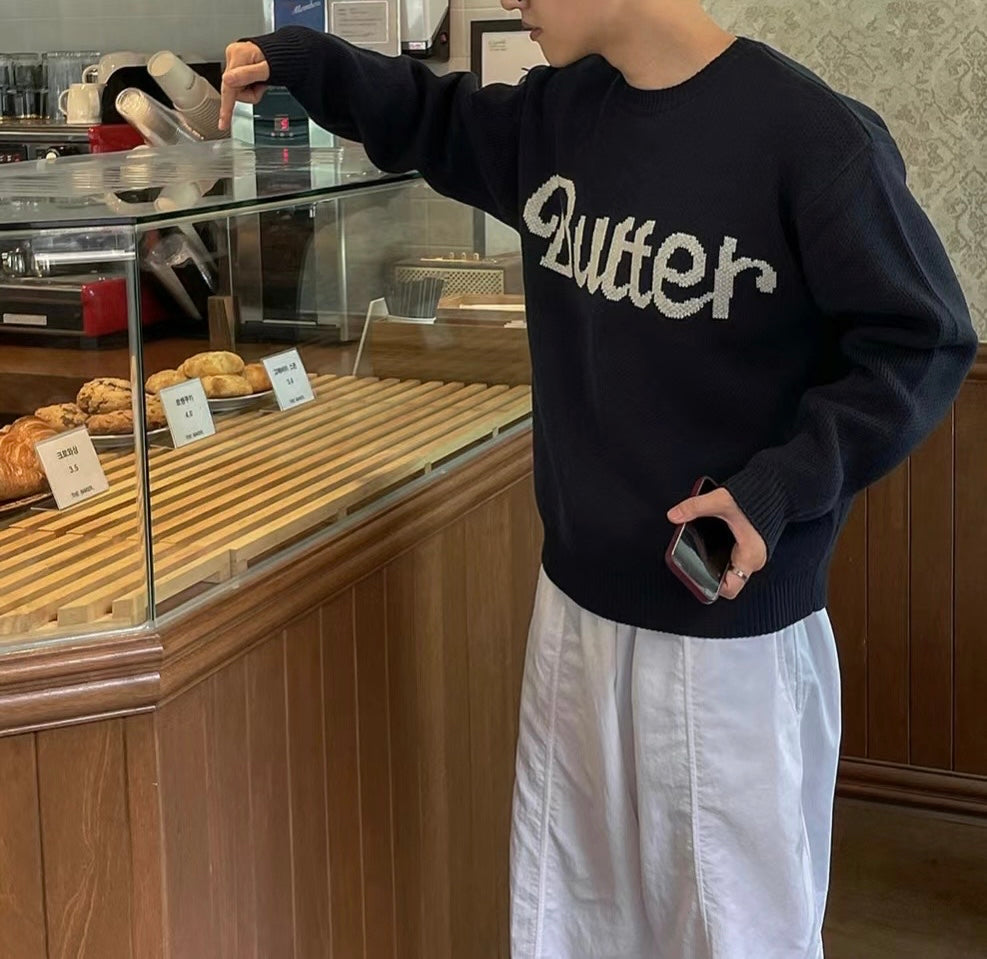 Butter圓領針織上衣