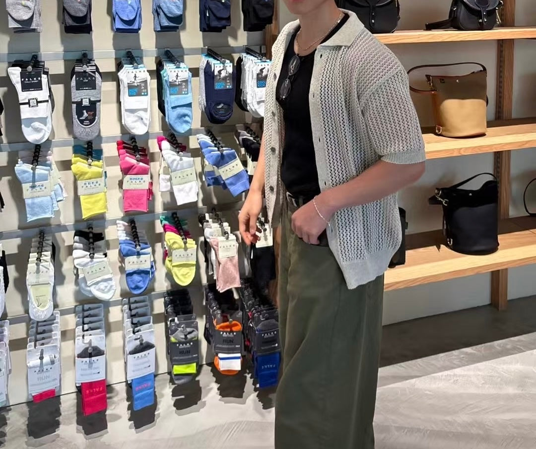 粗針織短袖襯衫 男裝衫