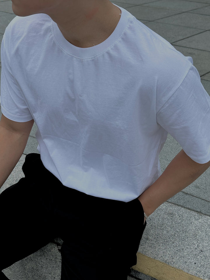 純色襯搭上衣 (15色) - 韓國男裝