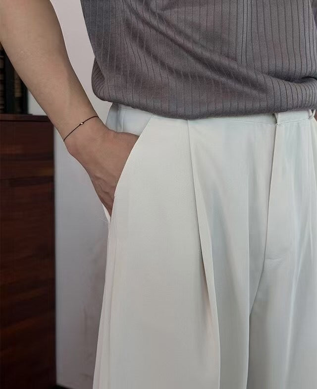 垂墜感落地長褲