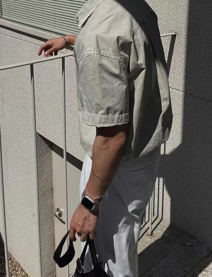 基本款短袖襯衫