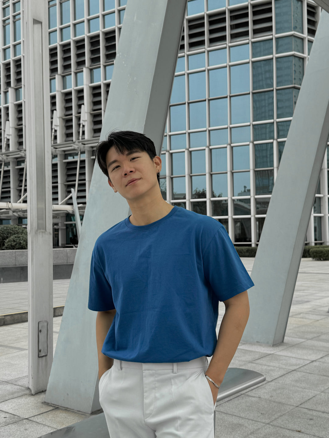 純色襯搭上衣 (15色) - 韓國男裝