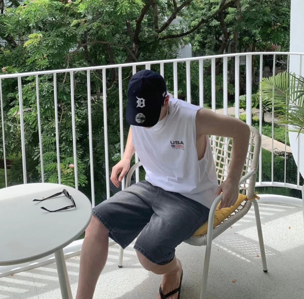 夏日韓款背心 韓國男裝