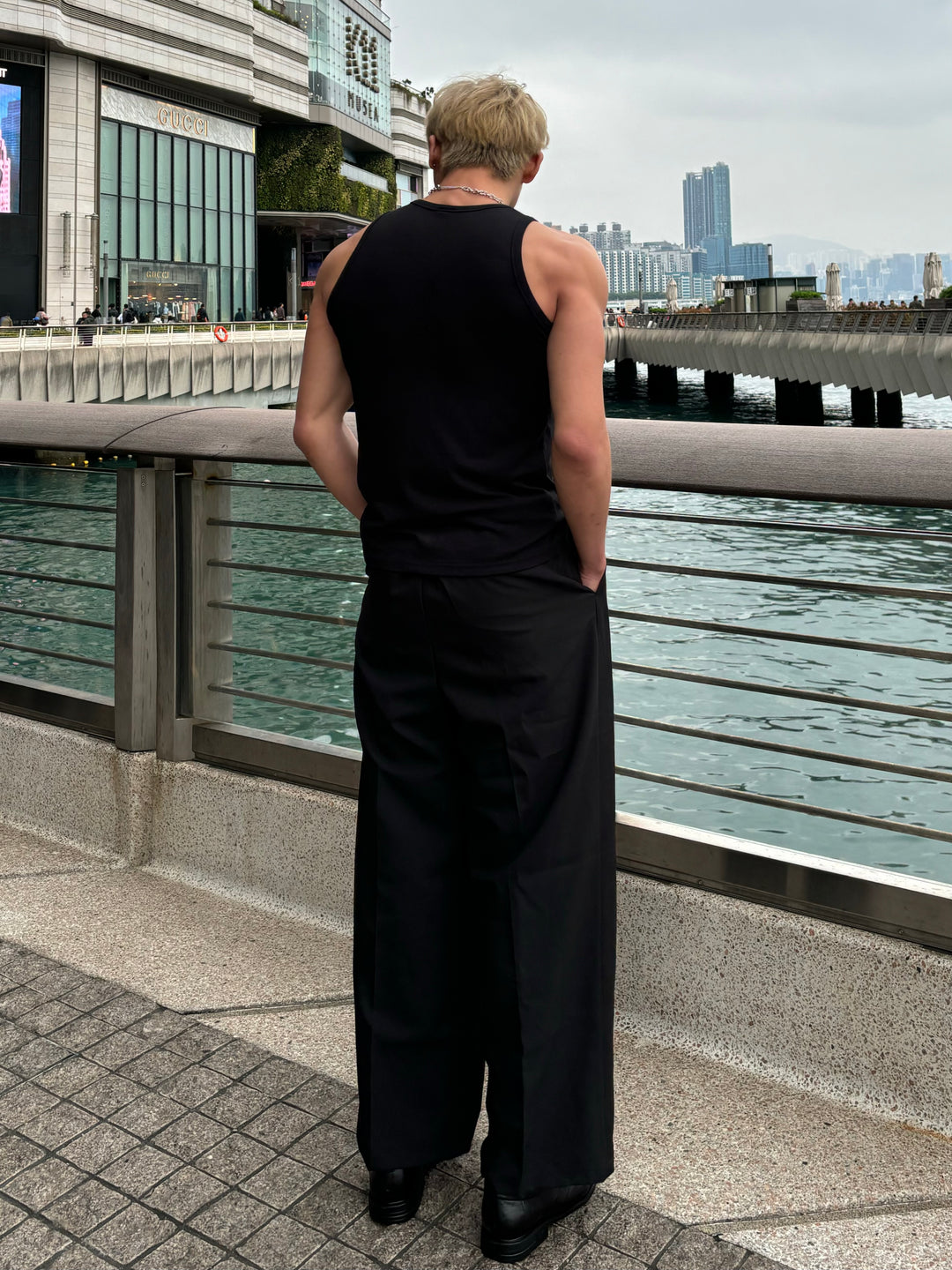 落地西裝長褲 韓國男裝