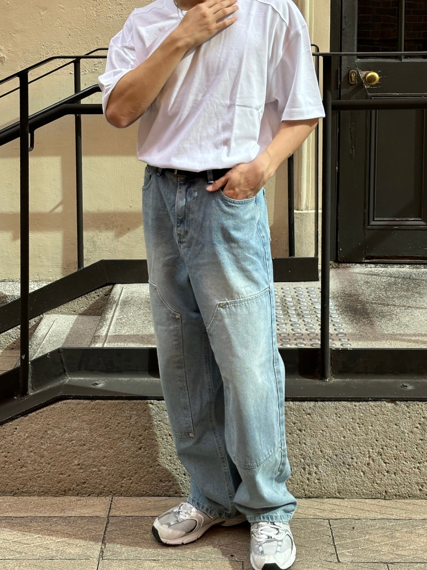 韓系街頭牛仔褲 韓國男裝