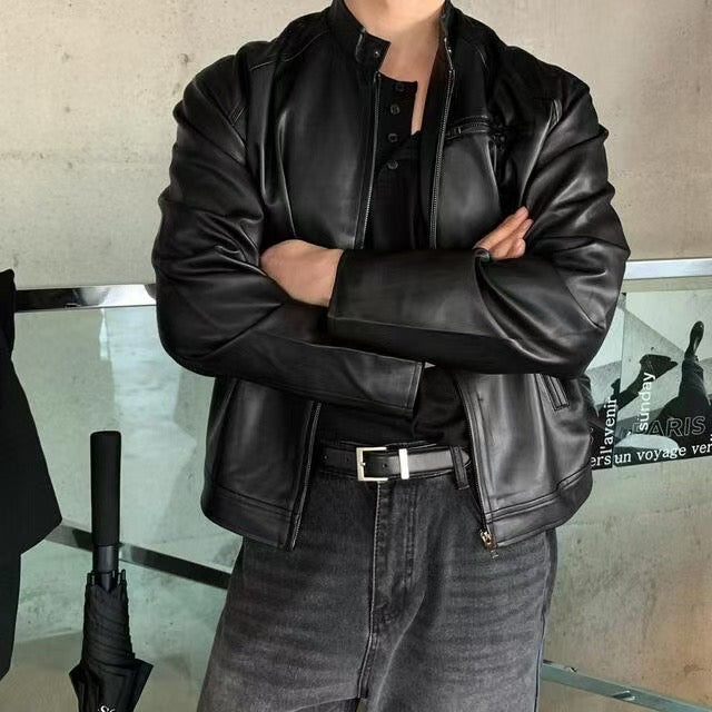 現貨 型格單鏈皮褸