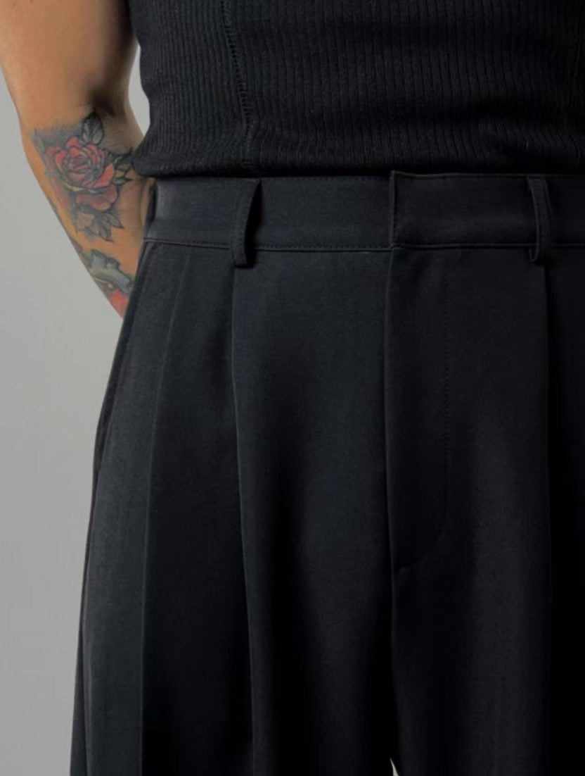 垂墜感西裝長褲