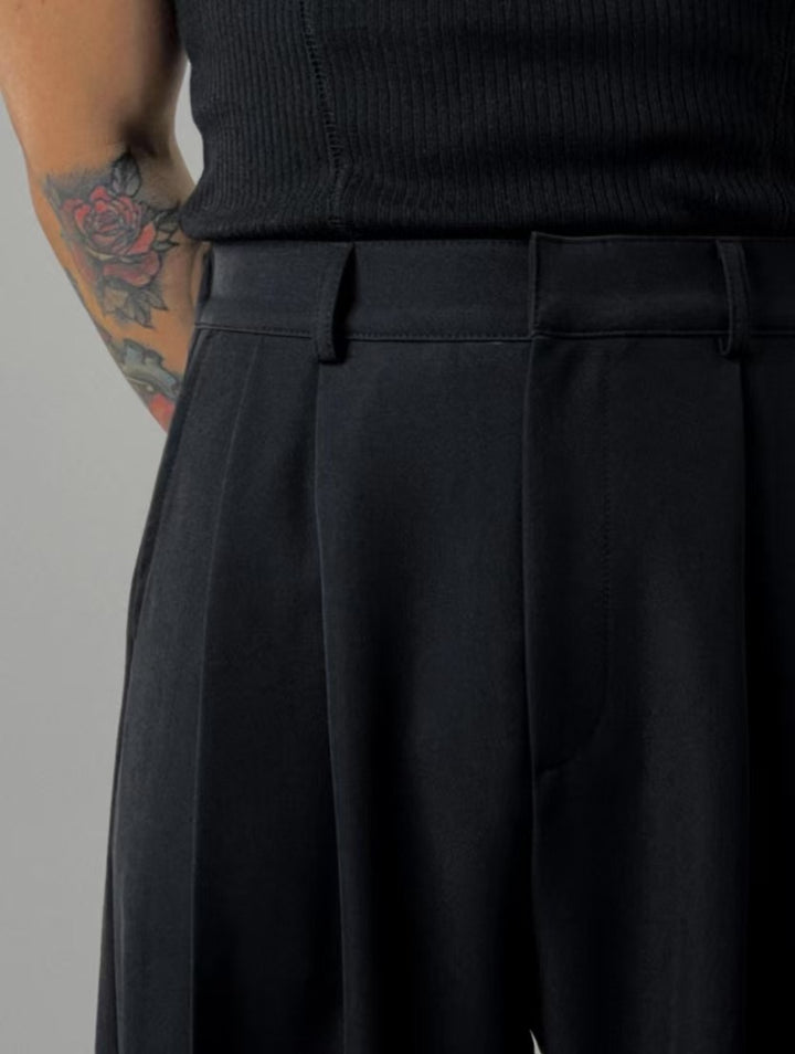 垂墜感西裝長褲