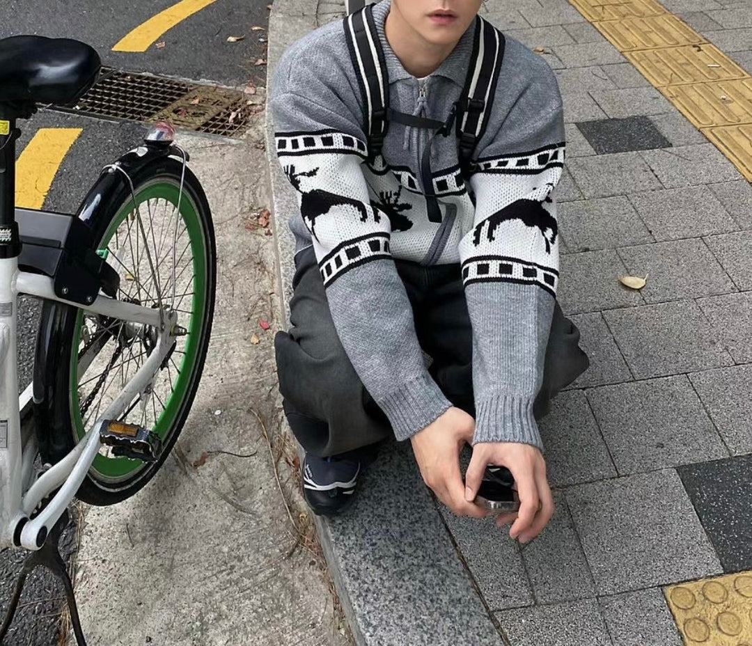 冬日感柔軟針織外套