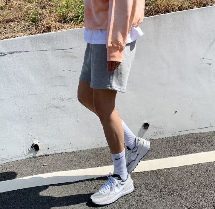 基本款棉質短褲- 韓國男裝