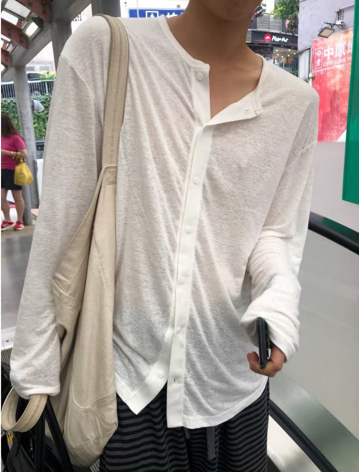 薄身襯搭長袖上衣