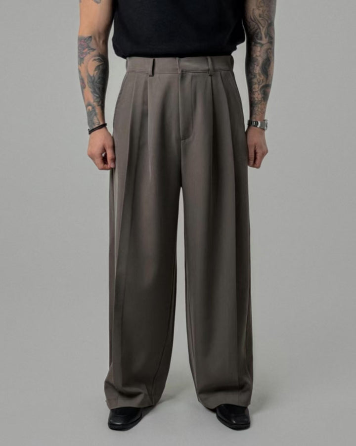 垂墜感西裝長褲