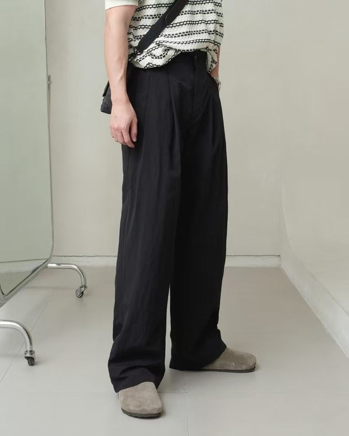 尼龍落地長褲