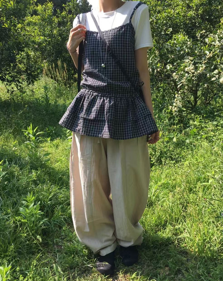 男女裝系列 寬鬆落地長褲