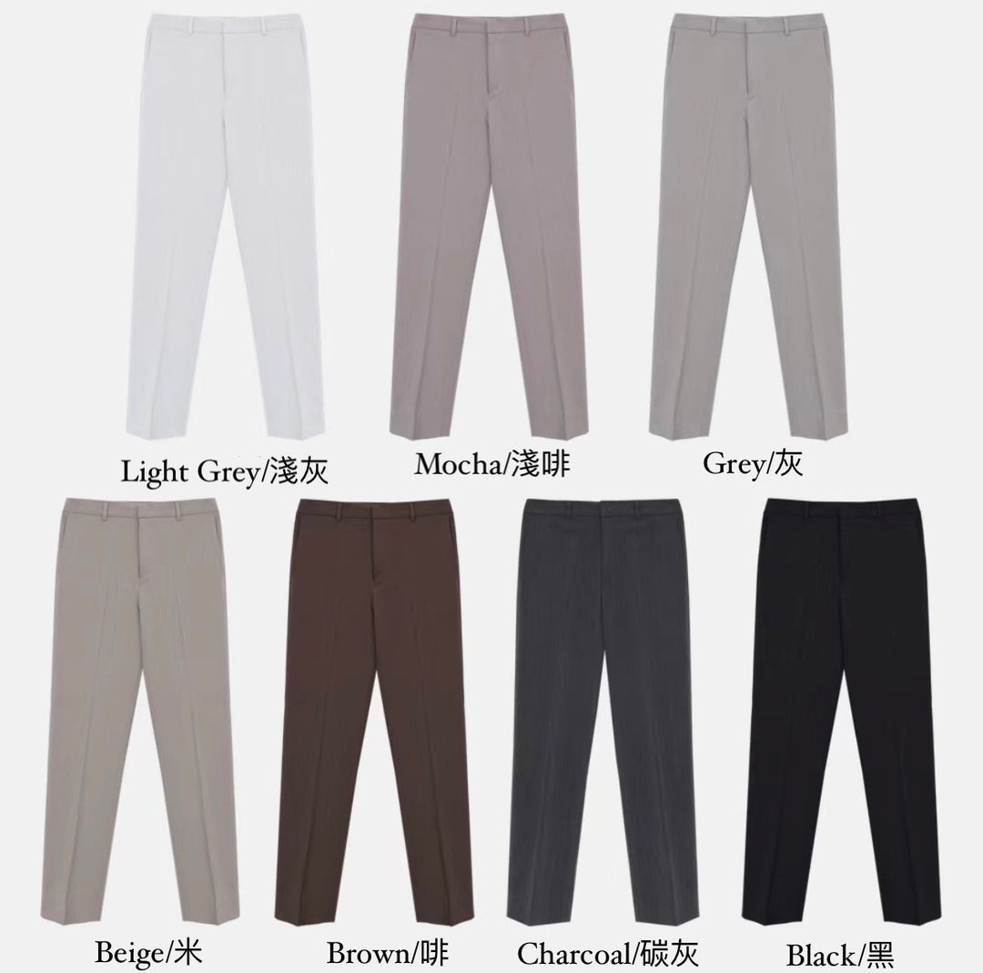 現貨 直腳九分長褲