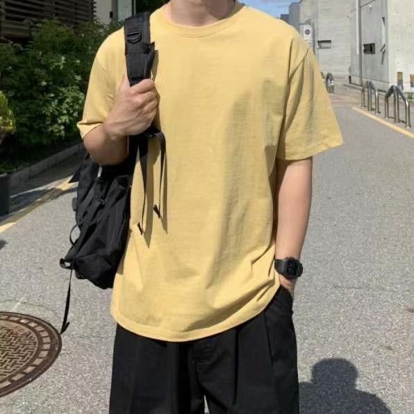 純色襯搭上衣 (15色) - 韓國男裝