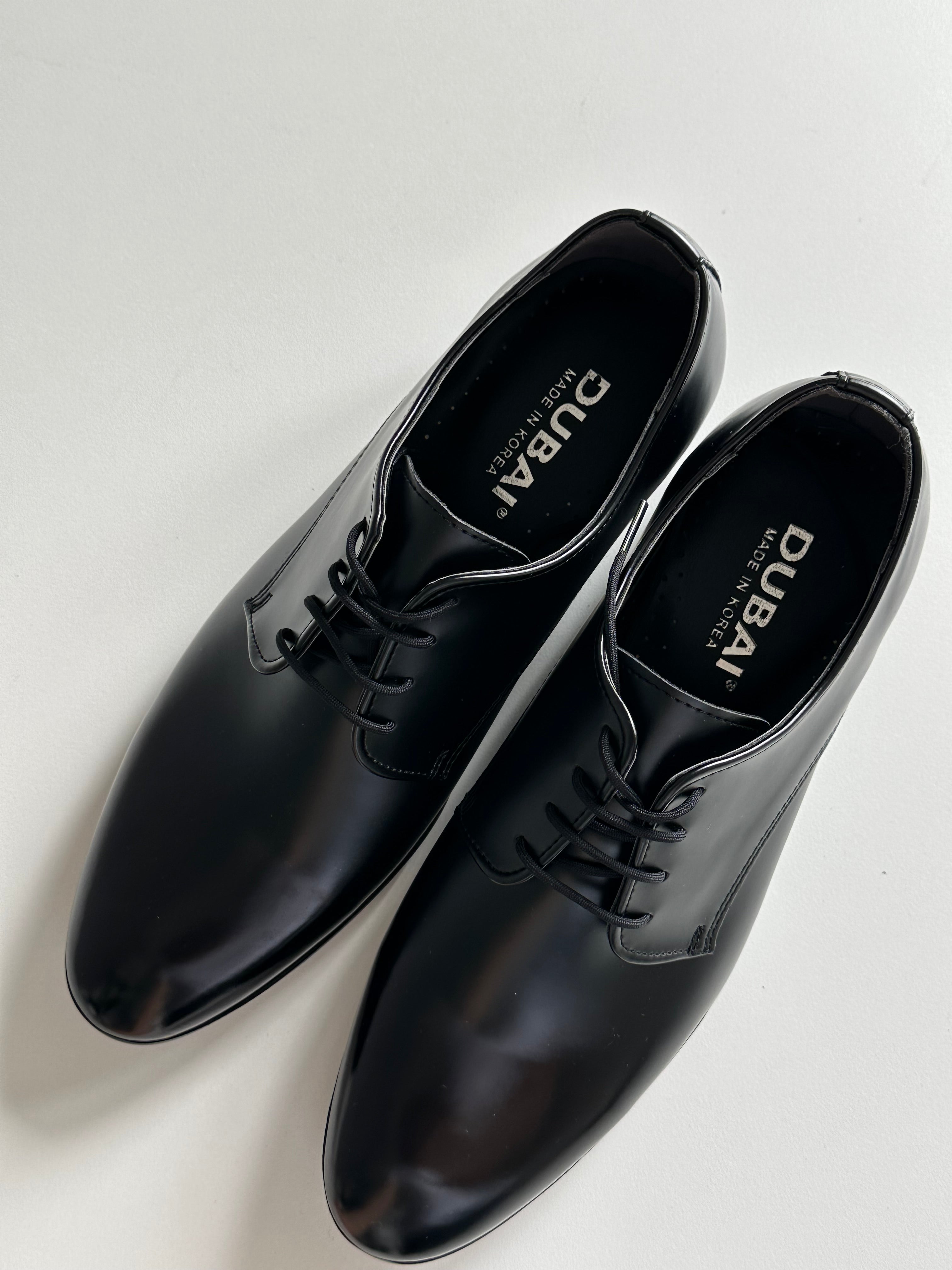 韓國製皮革德比鞋