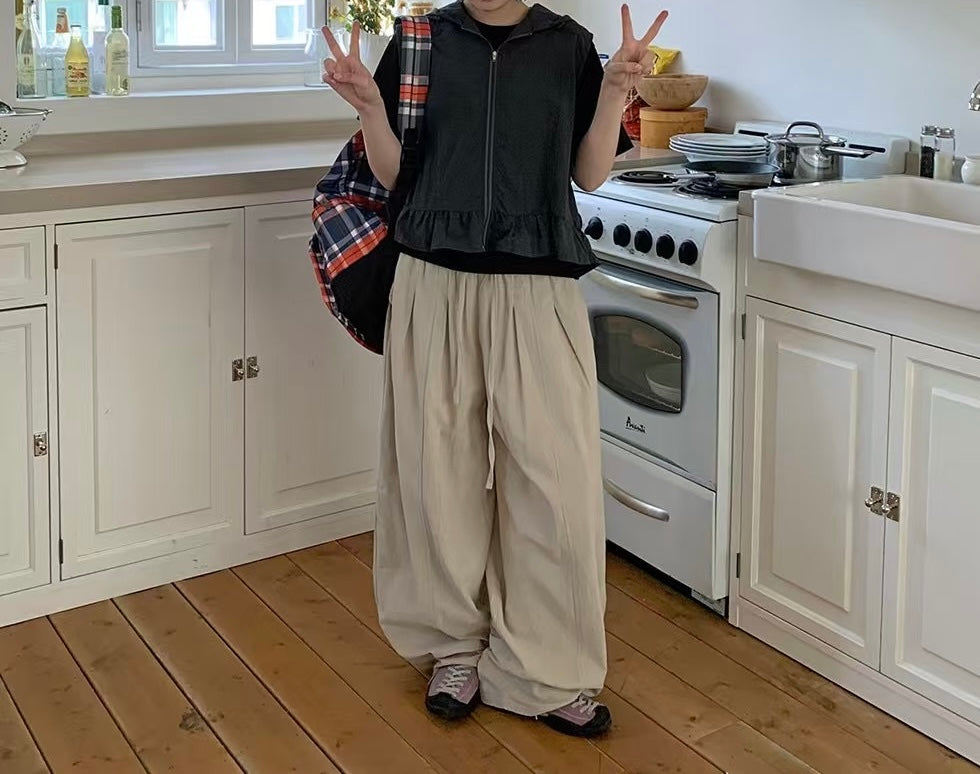 男女裝系列 落地闊身長褲