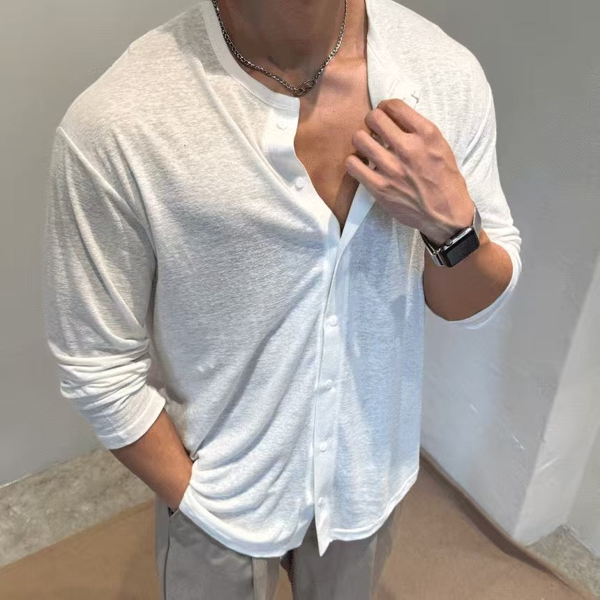 薄身襯搭長袖上衣