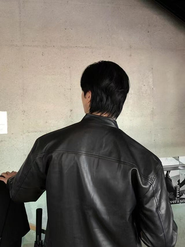 現貨 型格單鏈皮褸