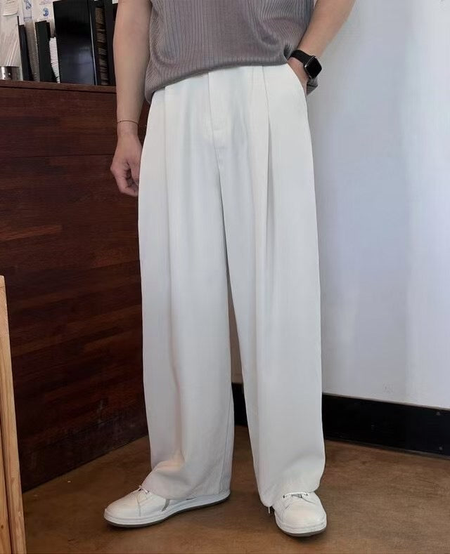 垂墜感落地長褲