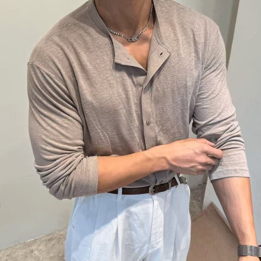 薄身襯搭長袖上衣