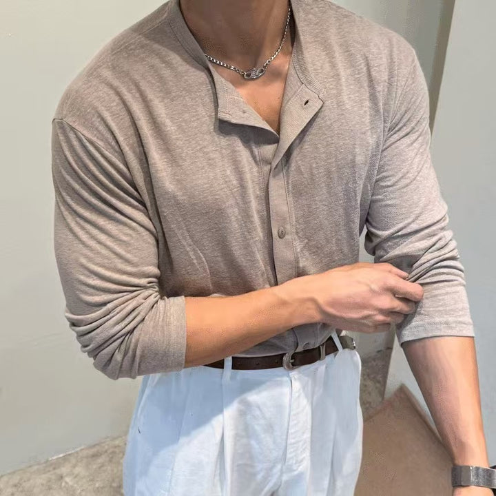 薄身襯搭長袖上衣