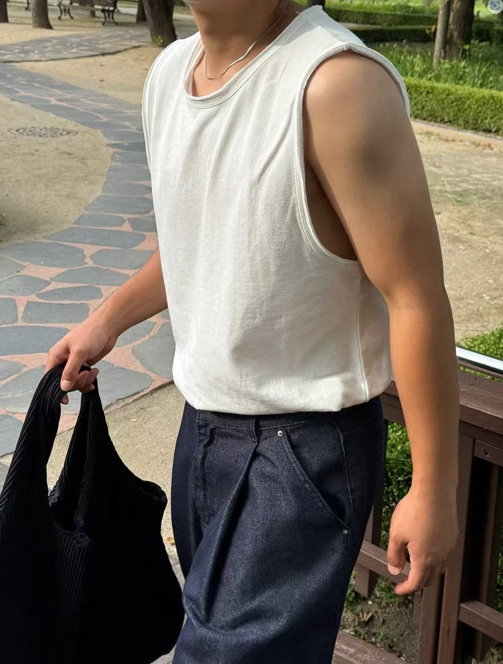 棉質襯搭背心