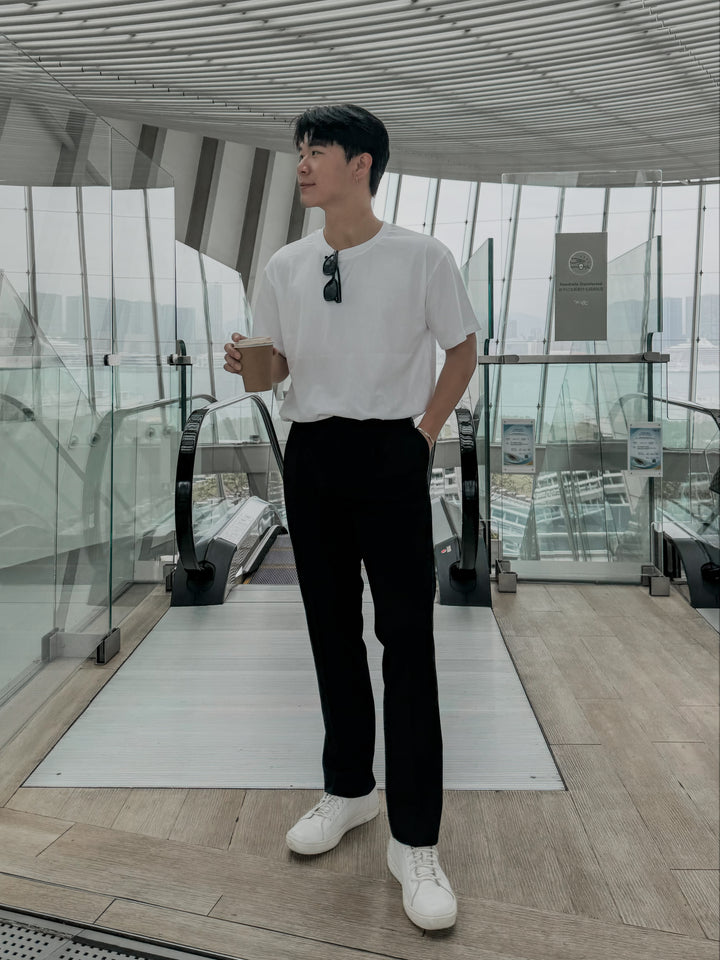 純色襯搭上衣 (15色) - 韓國男裝