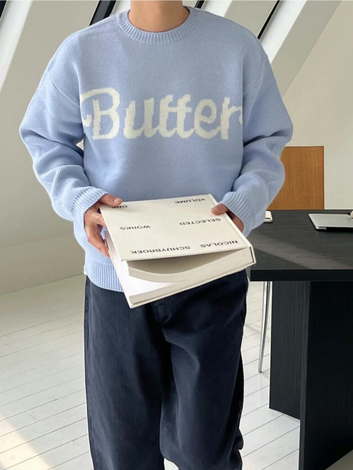 Butter圓領針織上衣