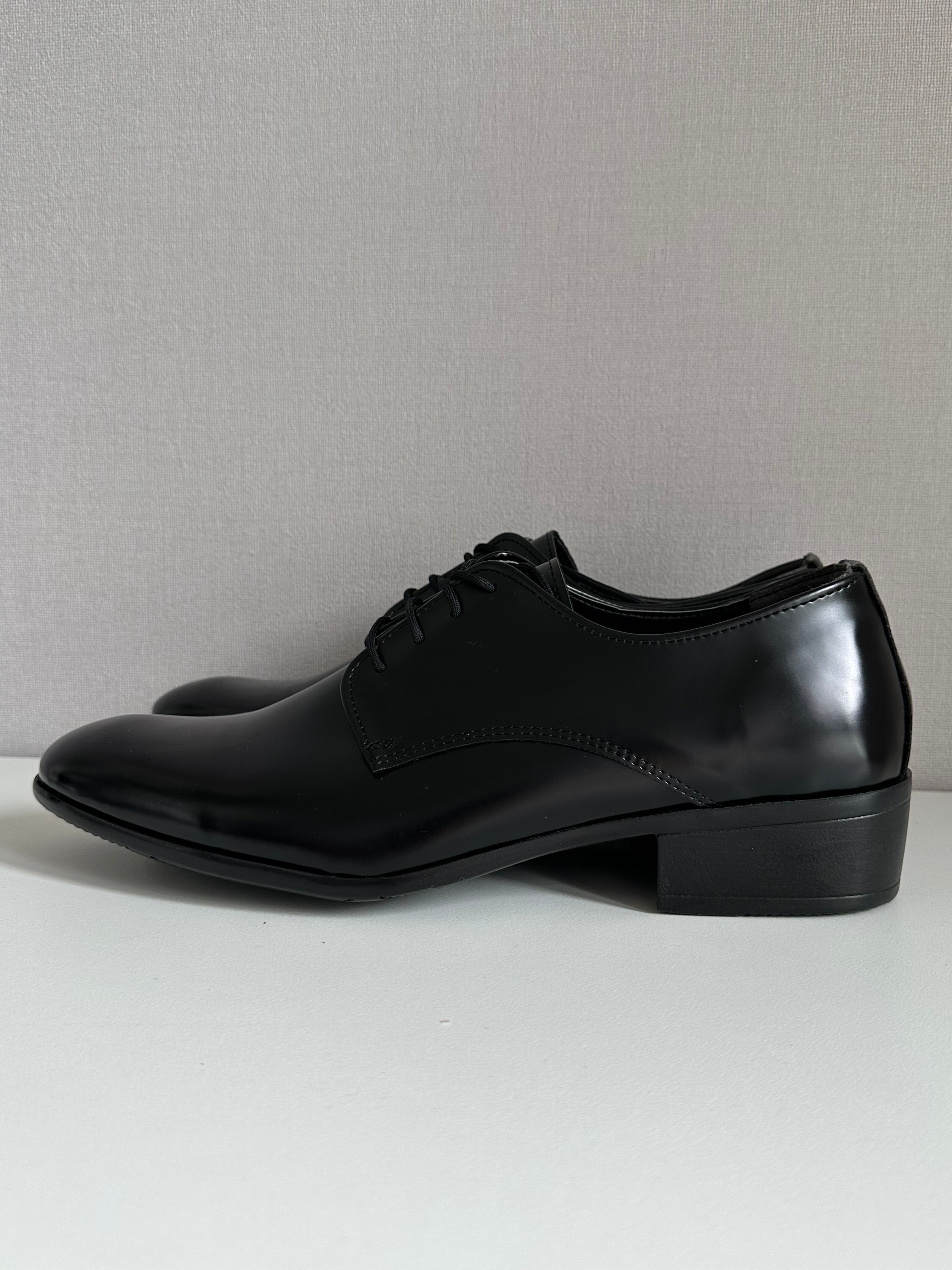 韓國製皮革德比鞋