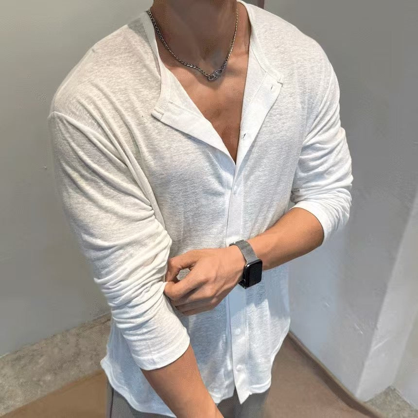 薄身襯搭長袖上衣